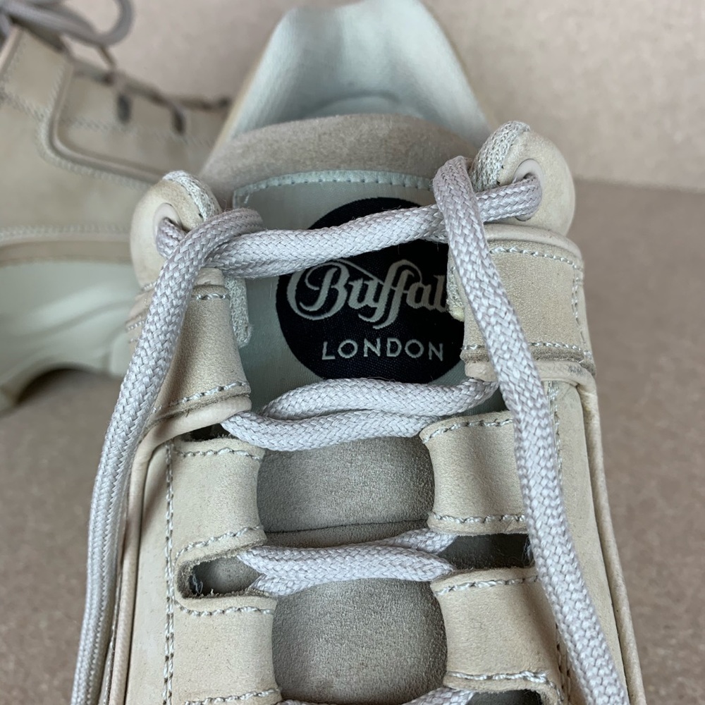 Buffalo London Platform Sneakers Lace Up Shoes - Picture 6 of 10